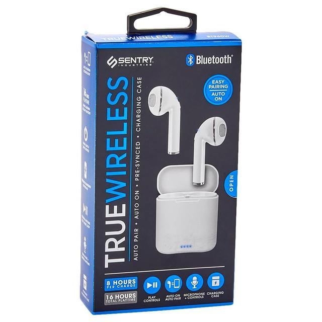 Sentry True Wireless Earbuds with Charging Case