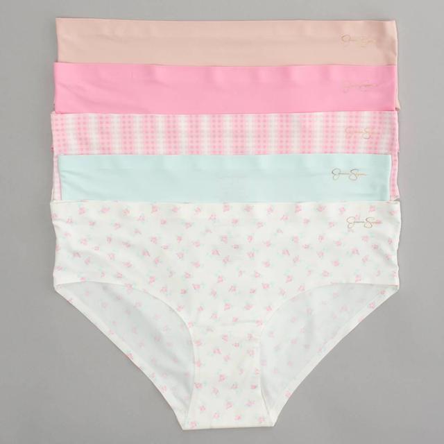 Womens Jessica Simpson 5pk. Micro Bonded Hipster PantiesJS81057AC