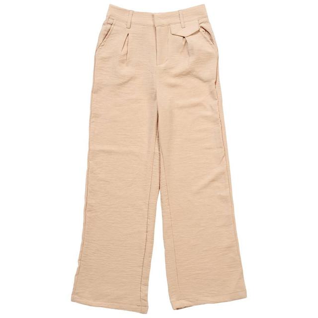 Girls (7-16) No Comment Wide Leg Pleated Pants