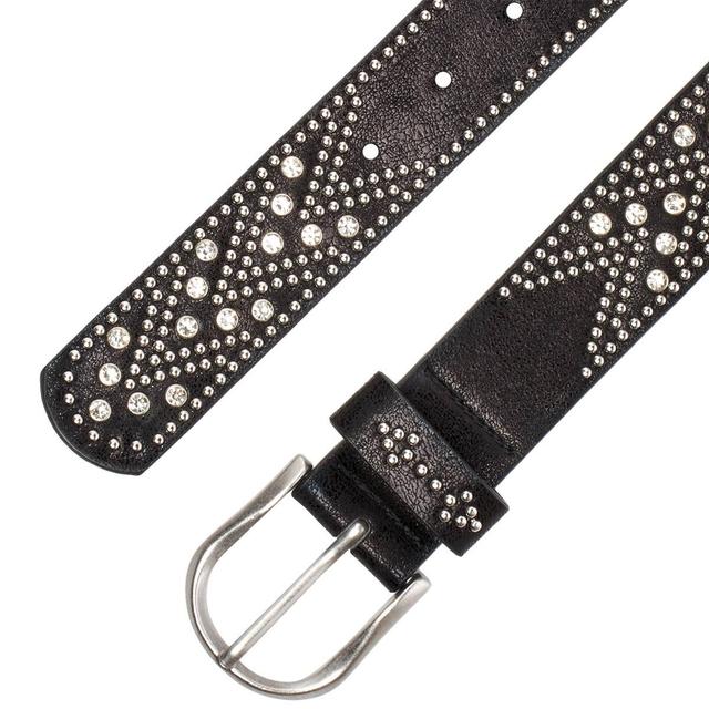 Womens Fantasia All Over Stud & Stones Belt