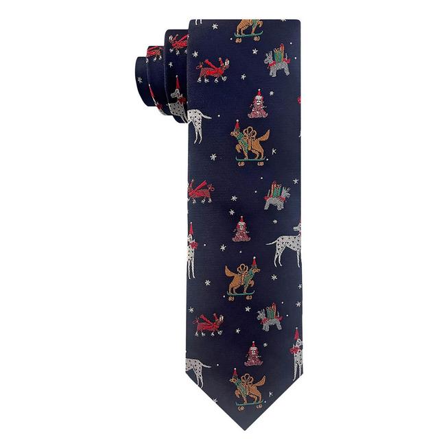 Mens Holiday Traditions Holiday Dogs Tie