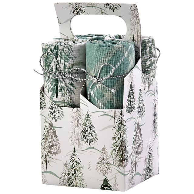 Season's Holiday Kitchen Towel Collection - Set of 4