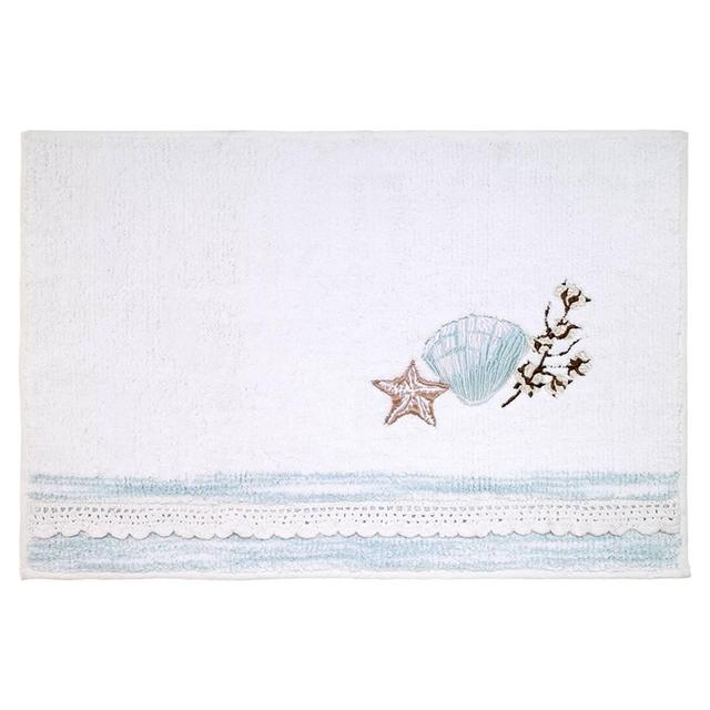 Avanti Farmhouse Shell Bath Rug