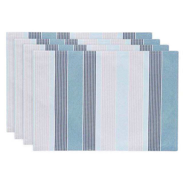 IZOD(R) Breakers Stripe Placemats - Set of 4