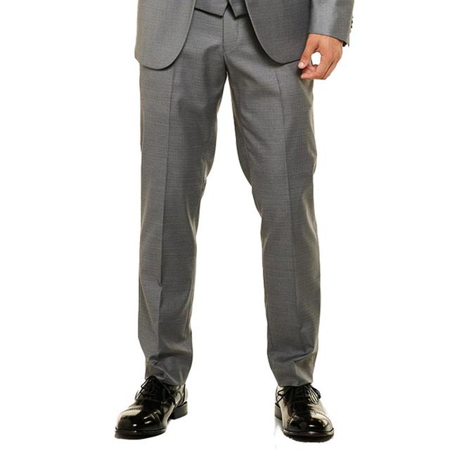 Mens Kenneth Cole Reaction(R) Solid Slim Fit Suit Pants- Light Grey