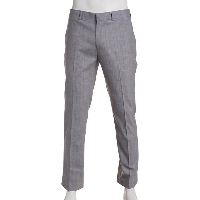 Mens Kenneth Cole(R) Plaid Pants - Grey