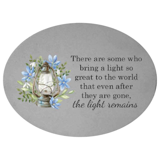 Some Who Bring a Light Oval Memorial Stone