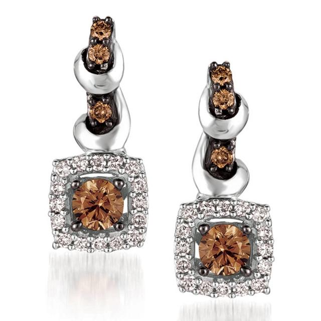 Le Vian Chocolatier(R) Chocolate & Vanilla Diamond Drop Earrings