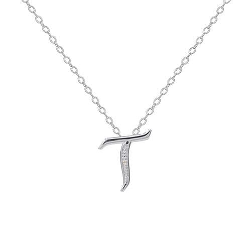 Accents by Gianni Argento Initial T Pendant Necklace