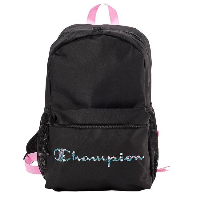 Girls Champion(R) Merit Floral Logo Backpack