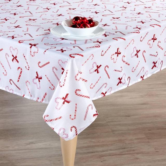 Holiday Peppermint Tablecloth