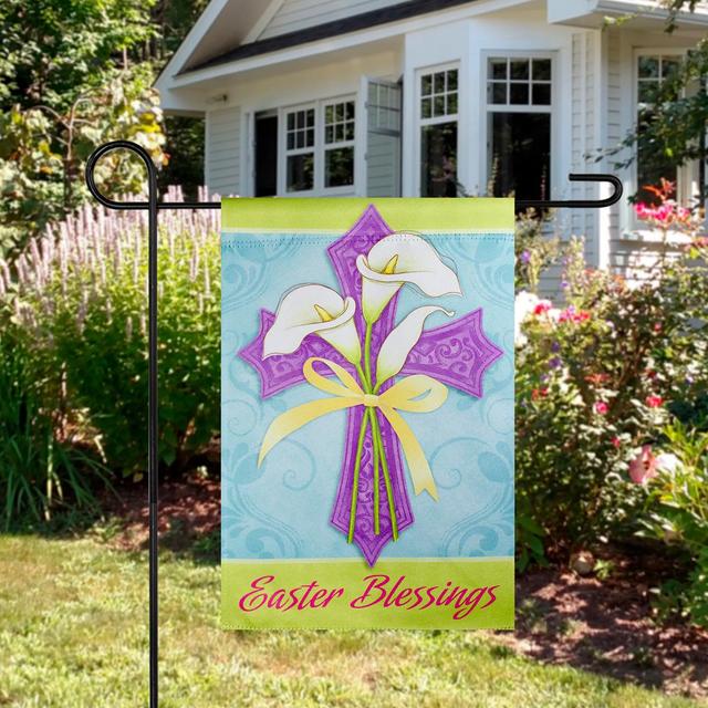 Northlight Seasonal Easter Blessings Outdoor Garden Flag