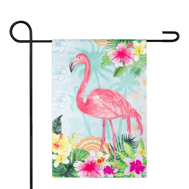 Northlight Seasonal Tropical Flamingo Spring Garden Flag