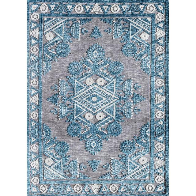 Rugs America(tm) Gianna Blue Wonder Rectangular Area Rug