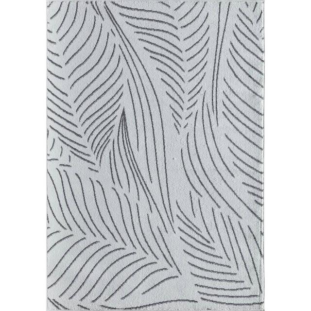 Mason Brooks Azalea Geometric Leaves Contemporary Area Rug