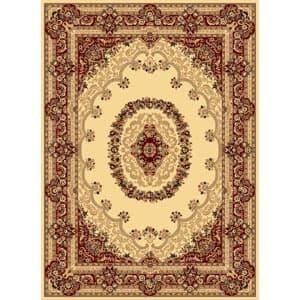 Rugs America(tm) New Vision Kerman Rectangle Area Rug - Cream