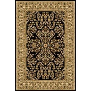 Rugs America(tm) New Vision Lilihan Rectangle Area Rug - Black