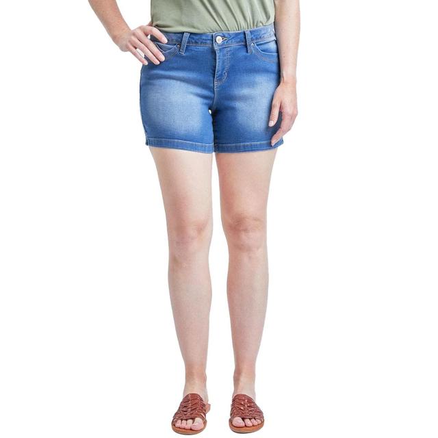 Womens Royalty(R) WannaBettaButt 5 Pocket Slit Hem Denim Shorts
