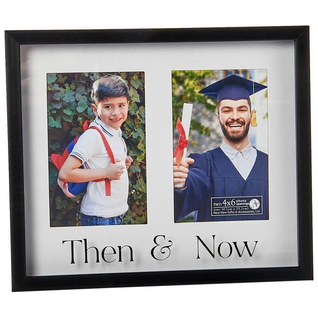 New View Then & Now Graduation Frame - 4x6