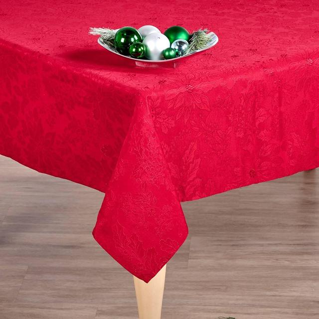Poinsettia Foliage Tablecloth