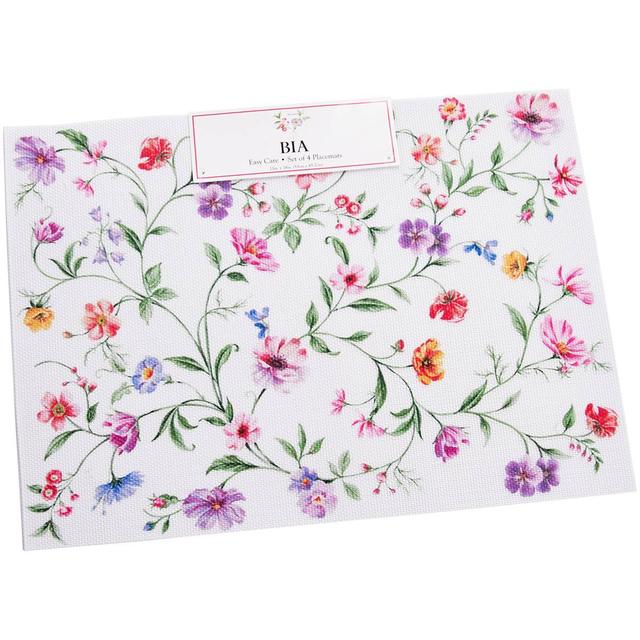 Bia Print Woven Vinyl Placemats - Set of 4