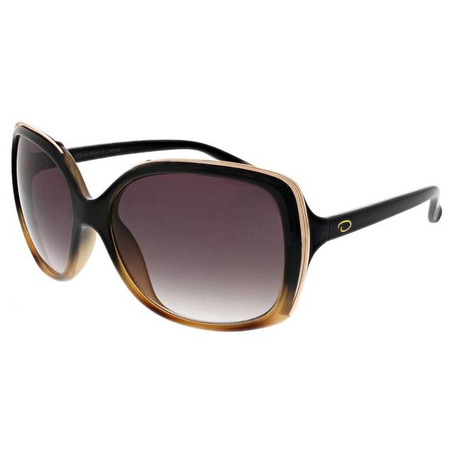 Womens Oscar Large Square w/Metal Inlay Sunglasses