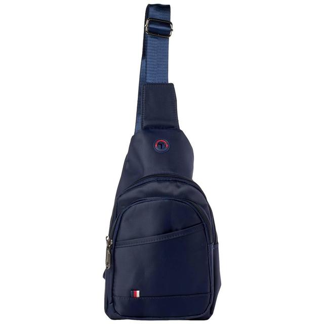 Mens Nylon Sling Bag - Navy