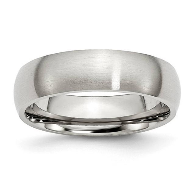 Mens Gentlemen's Classics(tm) 6mm Stainless Steel Wedding Band