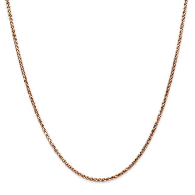Gold Classics(tm) 1.8mm. 14kt. Rose Diamond Cut Spiga Necklace
