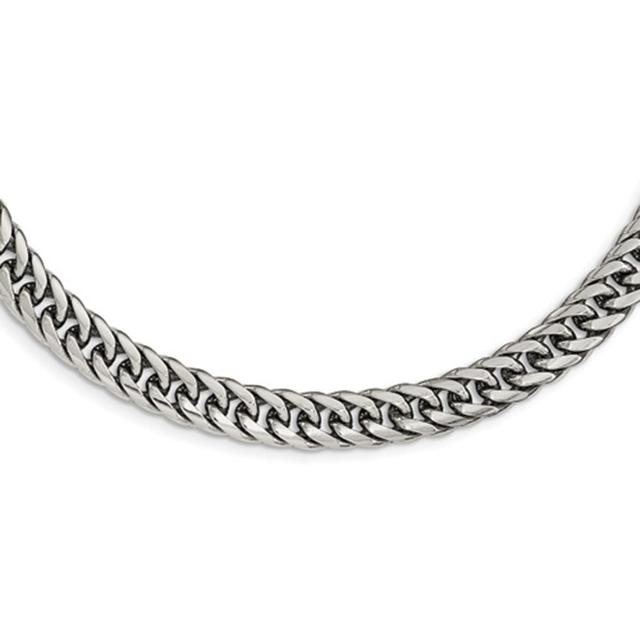 Mens Gentlemen's Classics(tm) Steel Double Curb Chain Necklace