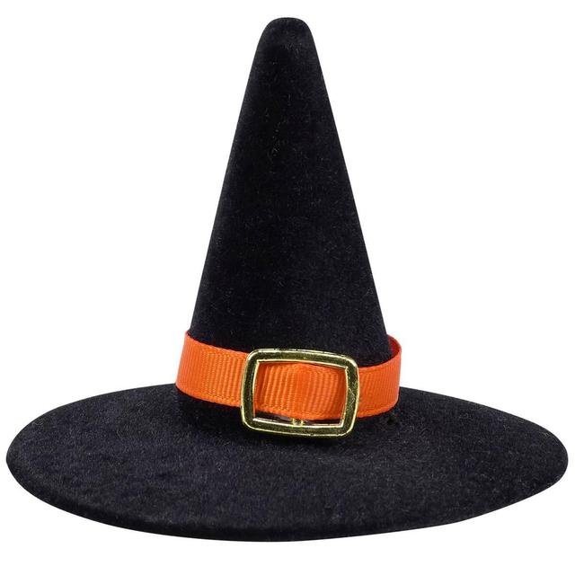 Primitives By Kathy Flocked Witch Hat Sitter