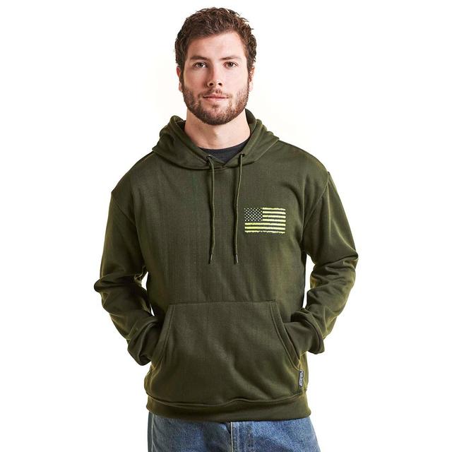 Mens Bass Creek Outfitters(R) American Flag Hoodie