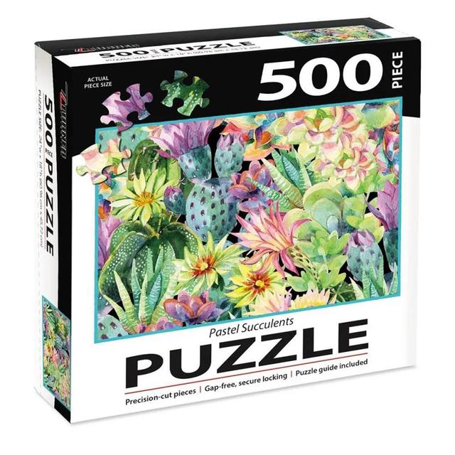 Lang(R) Pastel Succulents 500pc. Puzzle