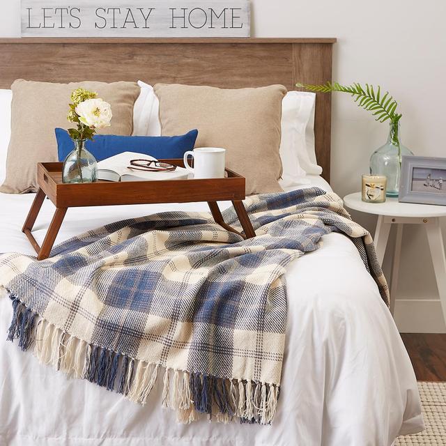 DII(R) Farmhouse Plaid Throw - 50x60