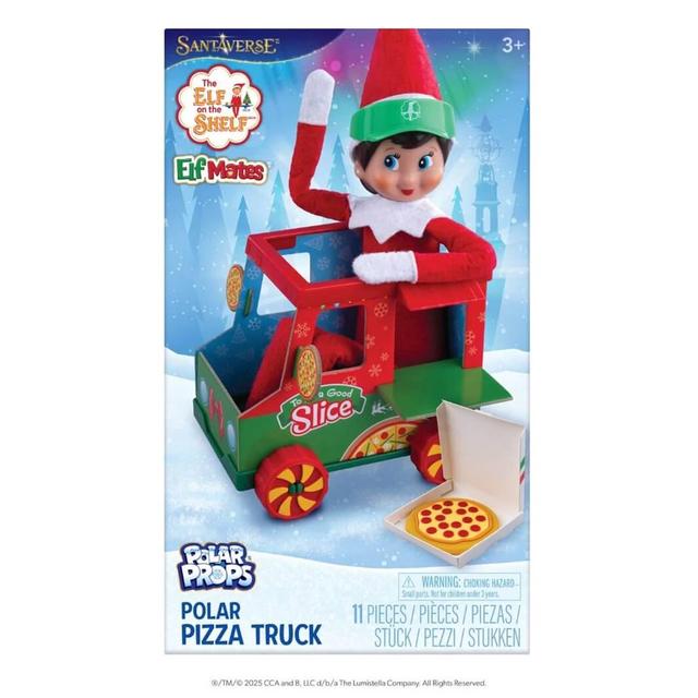 The Elf On The Shelf(R) Polar Props Polar Pizza Truck