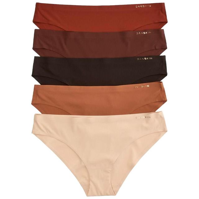 Womens Danskin 5PK Bonded Microfiber Bikini Panties - DS3469-5PKX
