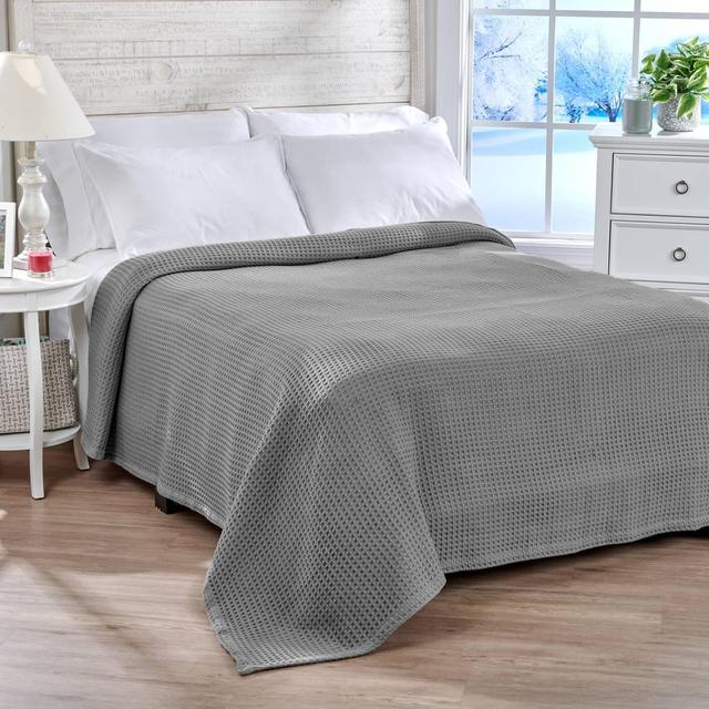 Aston & Arden Waffle Weave 450Gsm Cotton Blanket