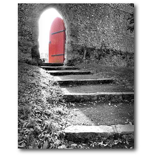 Courtside Market Behind the Door I Wall Art