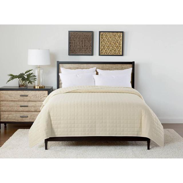 St. James Home Velvet Trim Down Alternative Blanket