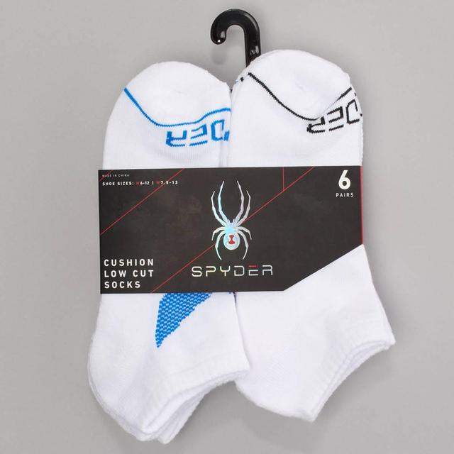 Mens Spyder 6pk. Low Cut Socks