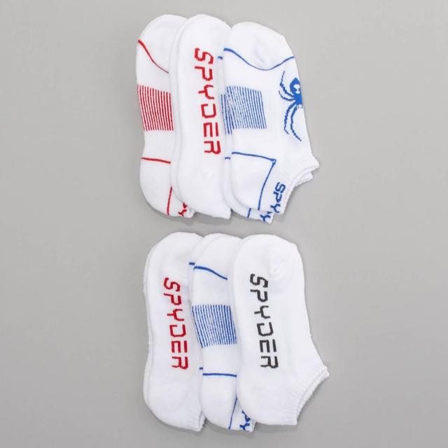 Boys (8-20) Spyder 6pk. No Show Socks