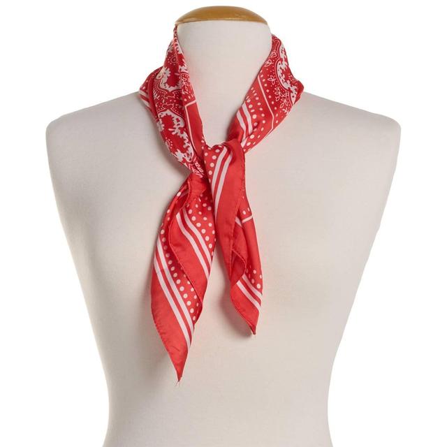 Womens Renshun Square Bandana Scarf