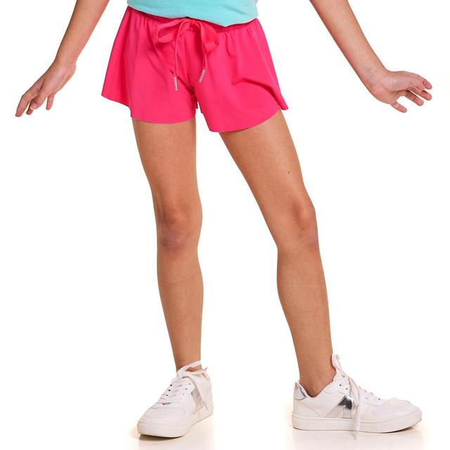 Girls (7-16) Pink Angel(tm) Solid Butterfly Shorts