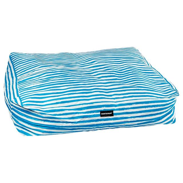 North Paw Stripe Canvas Pet Bed