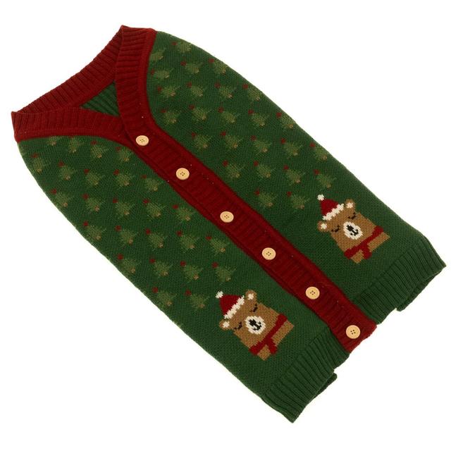 North Paw Christmas Bear Pet Sweater