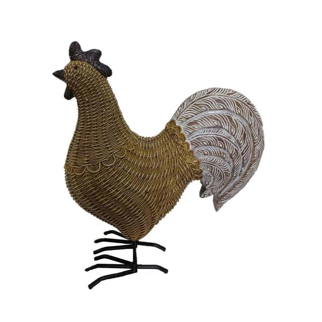 Santa's Workshop 11in. Folkart Rooster
