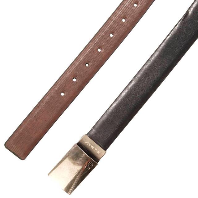 Mens Bill Blass 35mm Reversible Belt - Black/Brown