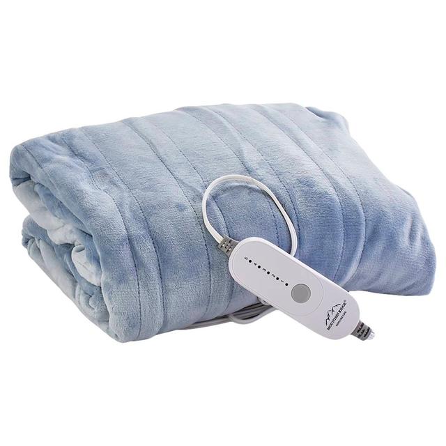 Mountain Ridge Heated Plush Blanket