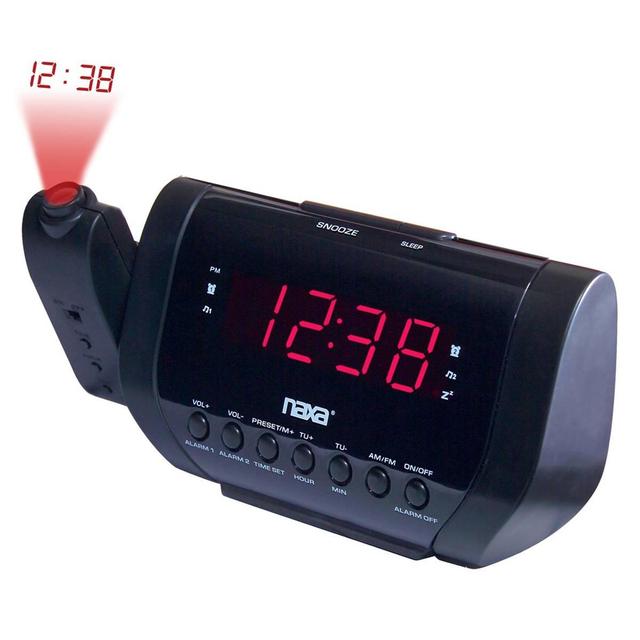 Naxa Projector Alarm Clock Radio