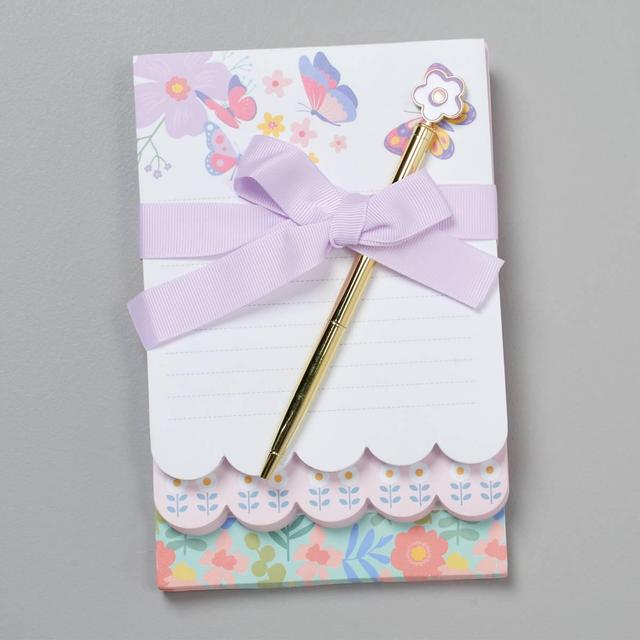Votum Butterfly Notepad w/ Daisy Pen